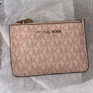 MICHAEL KORS- Signature Jet Set Small Coin Purse